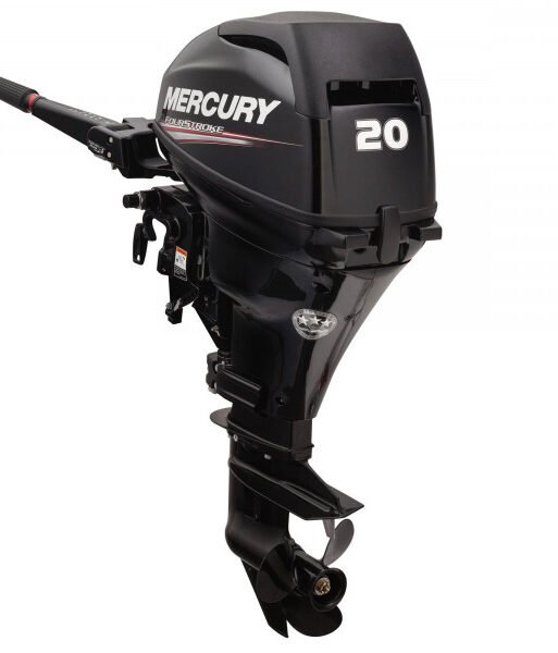 Mercury F20M EFI 20HP Standard Shaft Manual Tiller Outboard