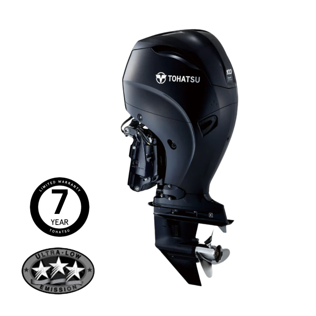 Tohatsu MFS100A EPTL 100HP Long Shaft EFI Remote Power Tilt