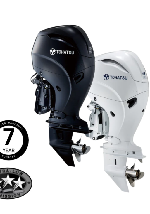 Tohatsu MFS115A EPTL 115HP Long Shaft EFI Remote Power Tilt