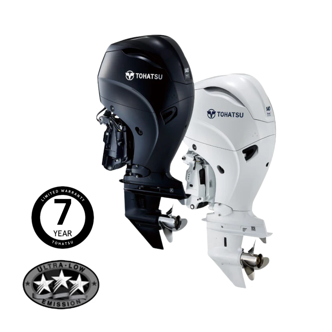 Tohatsu MFS140A EPTL 140HP Long Shaft EFI Remote Power Tilt