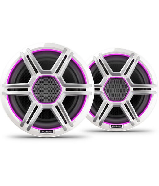 Fusion Apollo 7.7-inch LED Marine Speakers - Sports White Pair