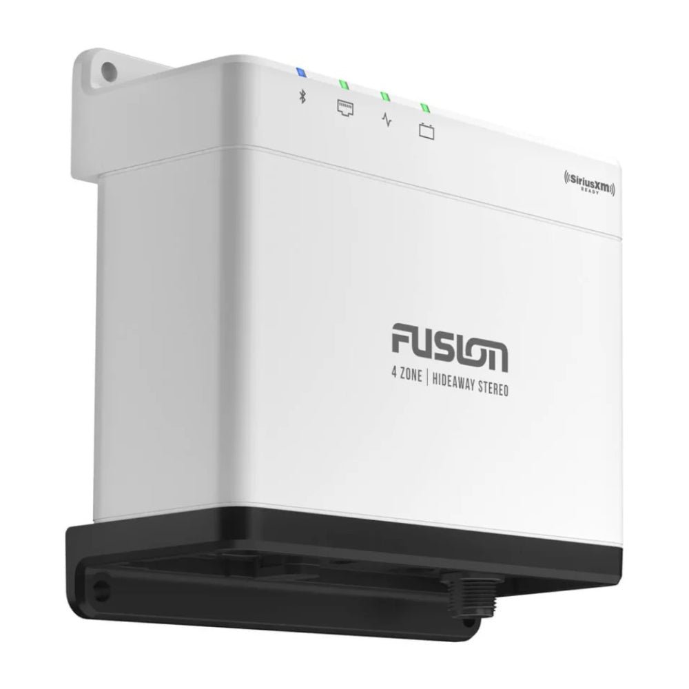 Fusion Apollo MS-WB675 hideaway stereo, lower side angled view