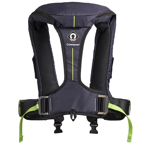 Crewsaver ErgoFit 190N Automatic Lifejacket with Harness, Light and Hood - Navy/Lime