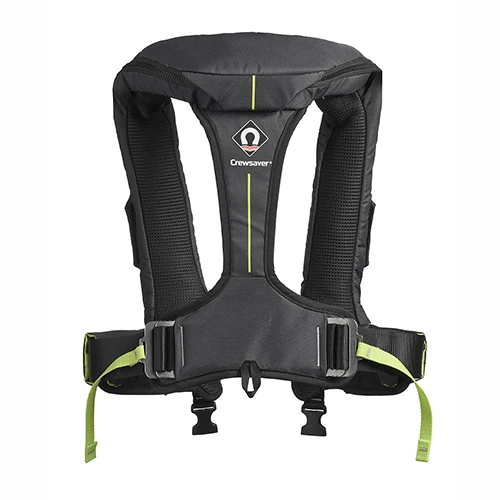 Crewsaver ErgoFit 290N Automatic Lifejacket with Harness, Light and Hood - Black/Lime