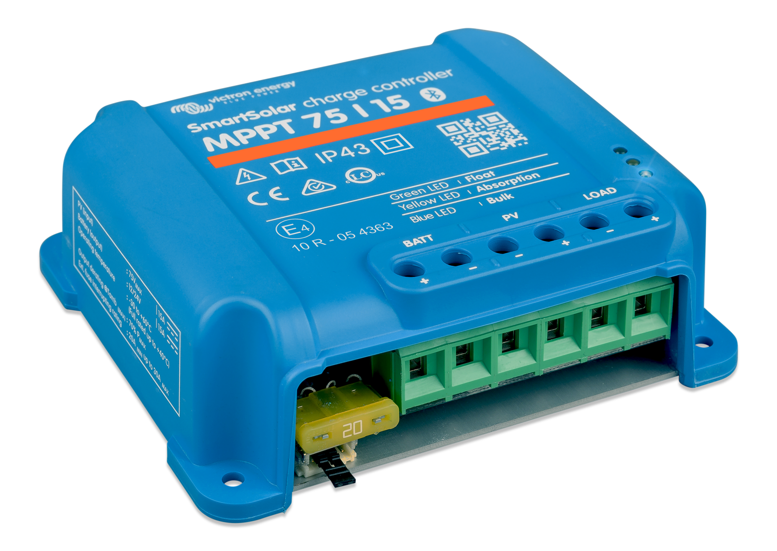Victron SmartSolar MPPT 75/15 Retail - left view