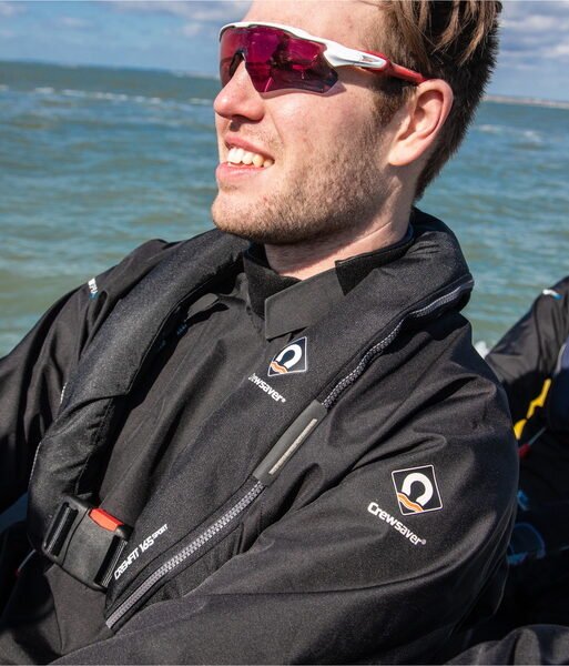 Crewsaver Crewfit 165N Sport Automatic Lifejacket with Harness - Black